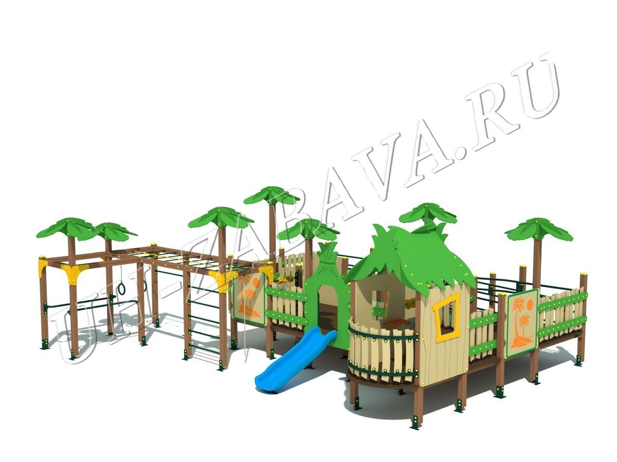 Игровой комплекс ДГМ Хижина тип 2 Игровой комплекс ДГМ Хижина тип 2